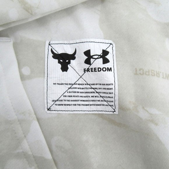 Under Armour Project Rock Veterans USA Camo Hoodie Mens Size XL NEW - Picture 7 of 14